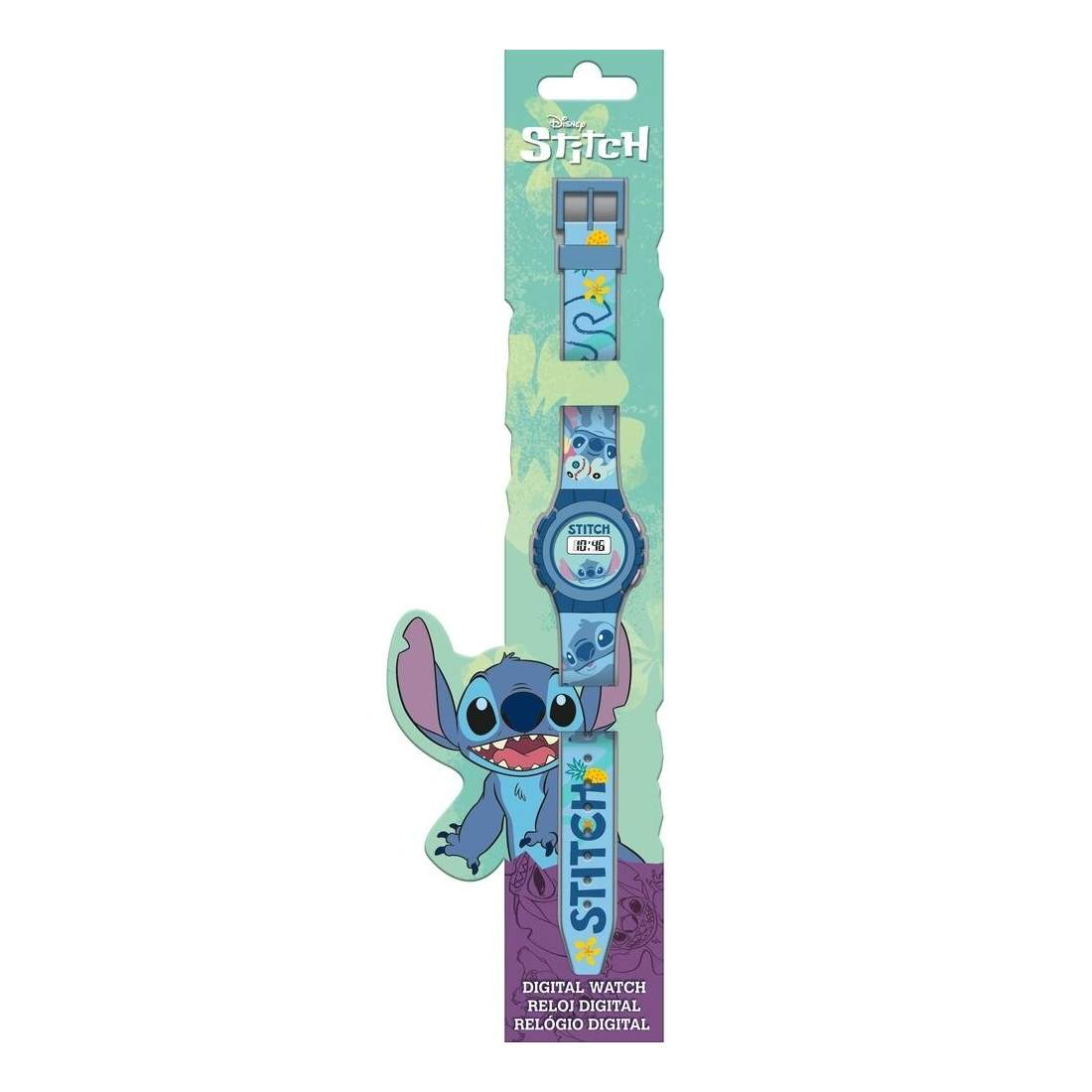 Stitch Digital Watch med justerbart band och LED-skärm | Hem & Hobby | Pryloteket