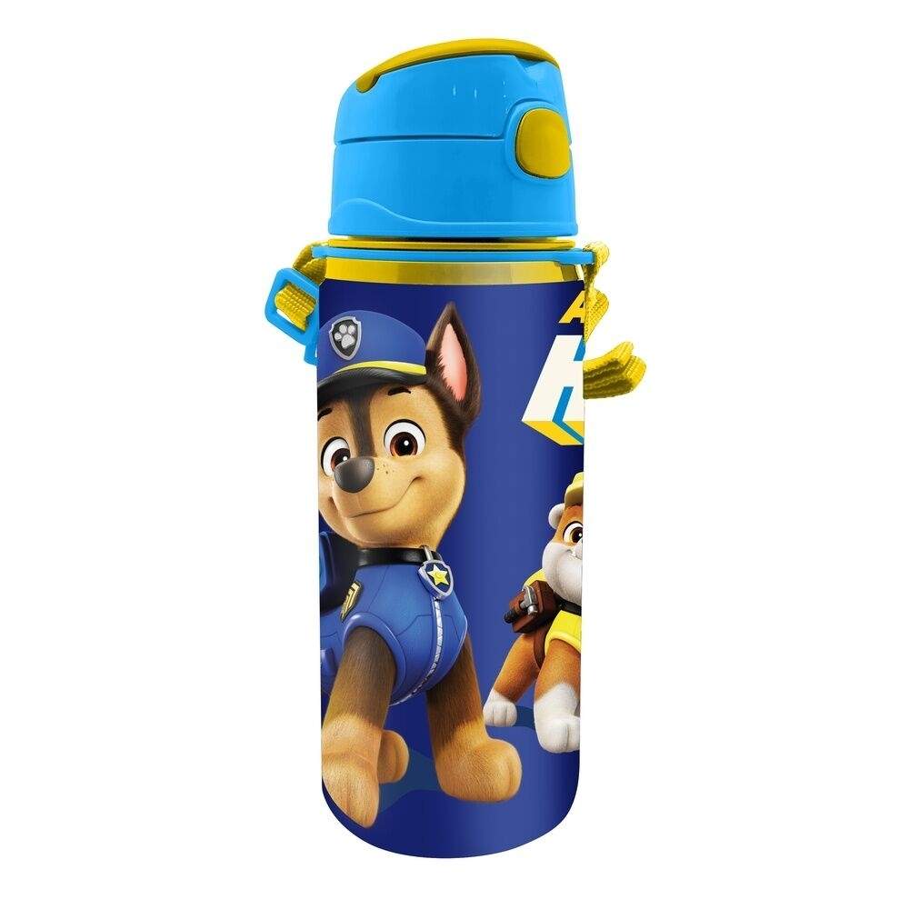 Paw Patrol 600 ml alumiininen vesipullo lapsille