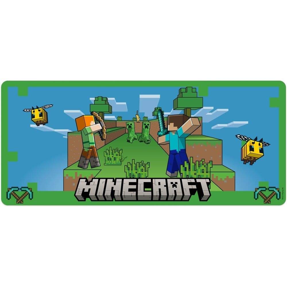 Minecraft spillebordsmåtte, stor størrelse, skridsikker overflade