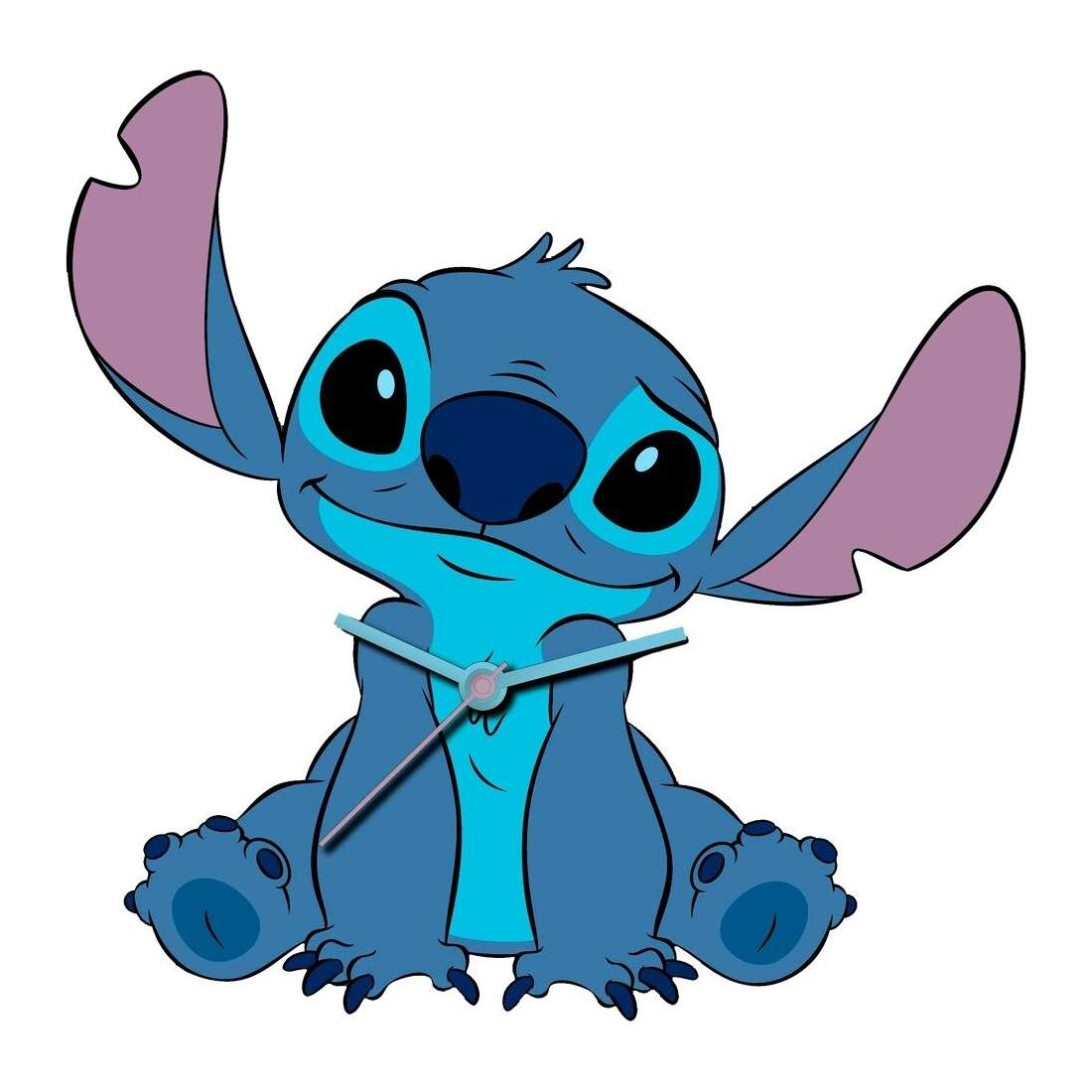 Stitch väggklocka med lättlästa siffror, heminredning | Hem & Hobby | Pryloteket