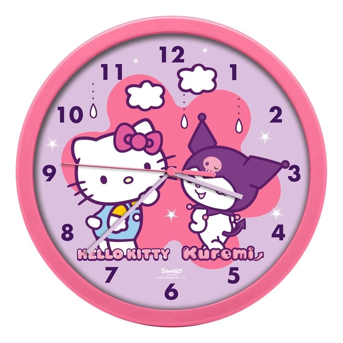 Hello Kitty Väggklocka för barn, söt design, batteridriven | Hem & Hobby | Pryloteket