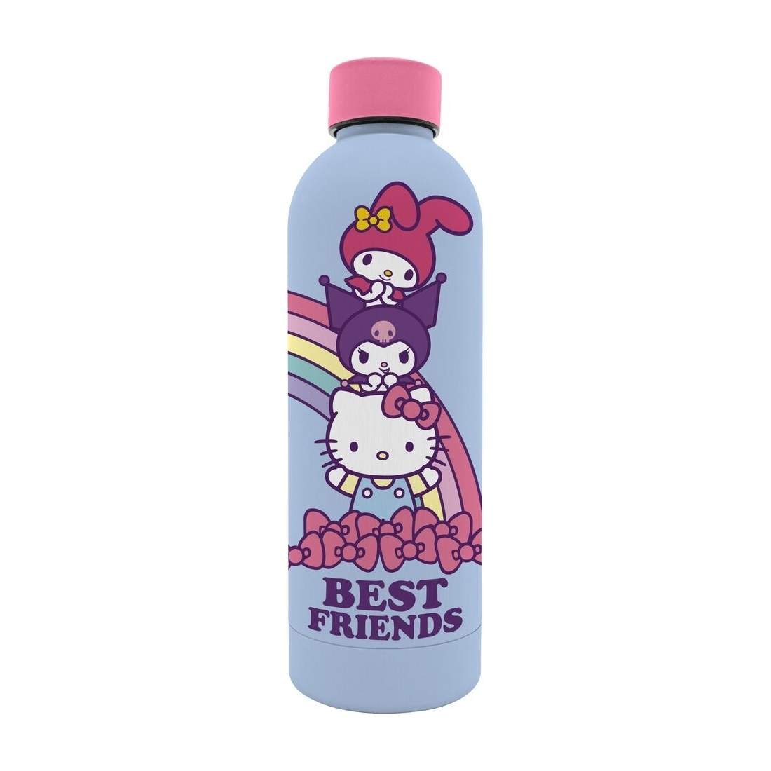 Hello Kitty vattenflaska i rostfritt stål, 800 ml kapacitet | Hem & Hobby | Pryloteket