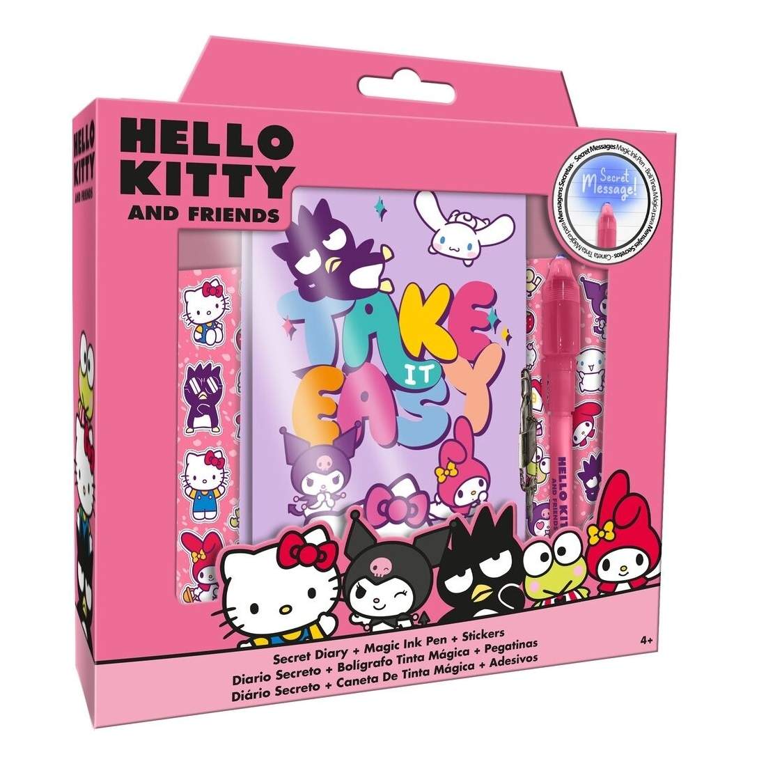 Hello Kitty-dagbok med magisk penna, söt design, 80 sidor | Hem & Hobby | Pryloteket