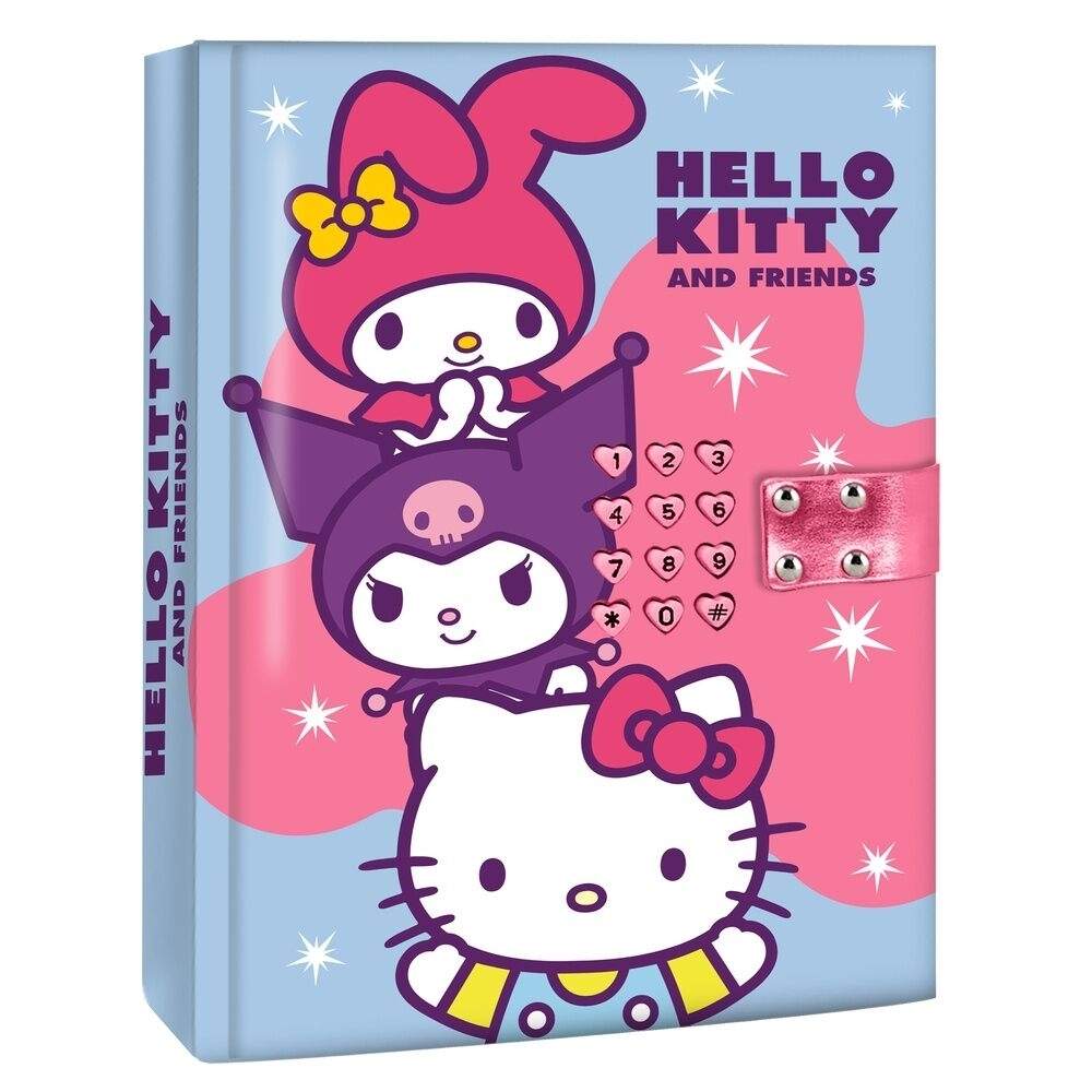 Hello Kitty elektronisk dagbog med hemmelig lås og lyd