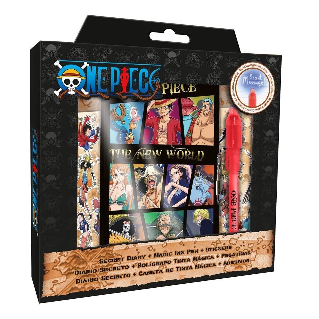 One Piece Diary med magisk penna för kreativt skrivande | Hem & Hobby | Pryloteket