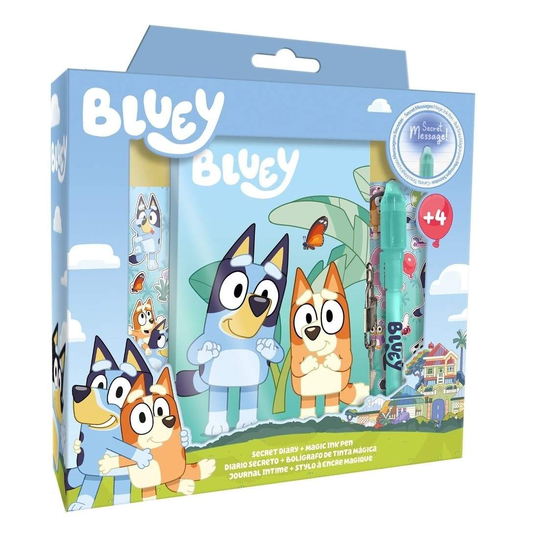 Bluey Diary med magisk penna för kreativt skrivande och teckning | Hem & Hobby | Pryloteket