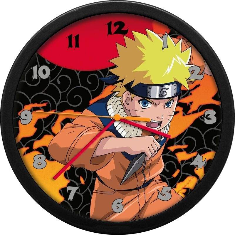 Naruto Shippuden vægur, 12-tommer, Quartz Movement