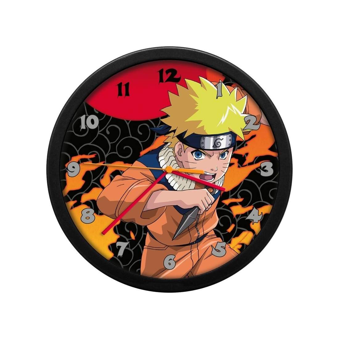 Naruto Shippuden Väggklocka, 12-tums, Quartz Movement | Hem & Hobby | Pryloteket