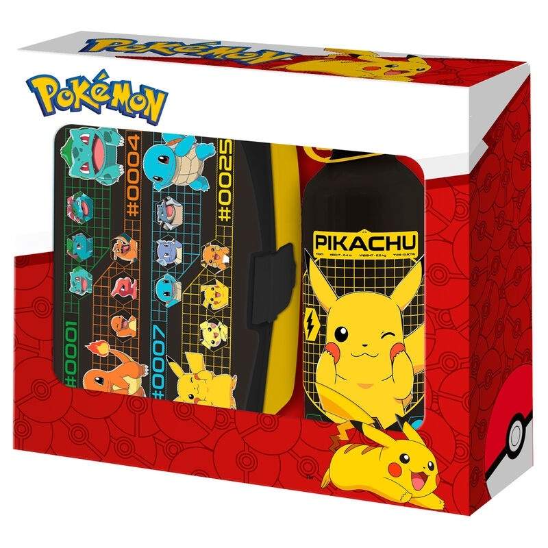 Pokemon Lunchbox och 500 ml aluminiumflaskset | Hem & Hobby | Pryloteket