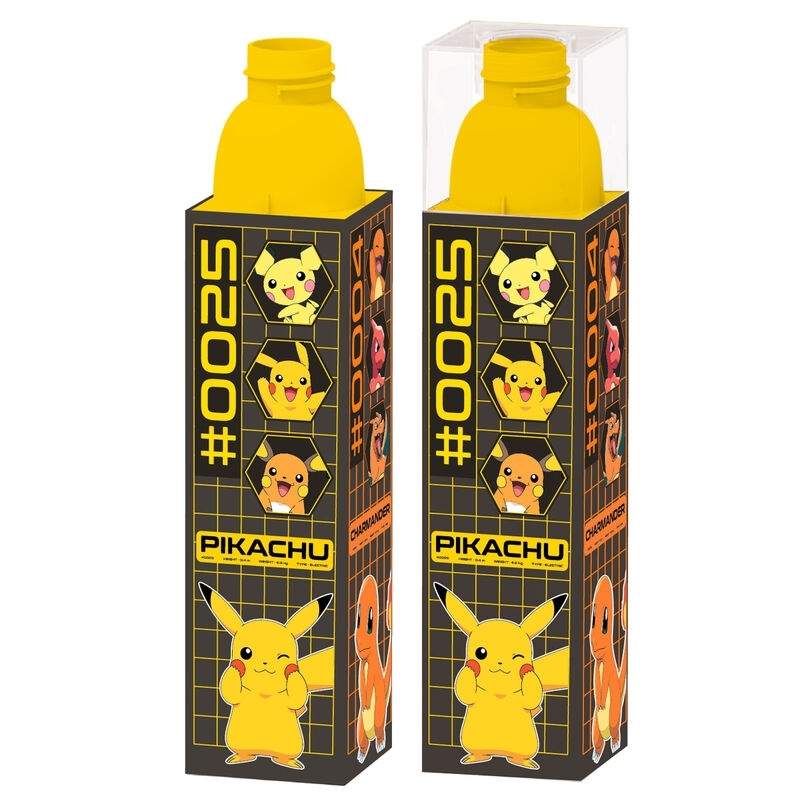 Pikachu Cube Canteen 650ml, kannettava vesipullo