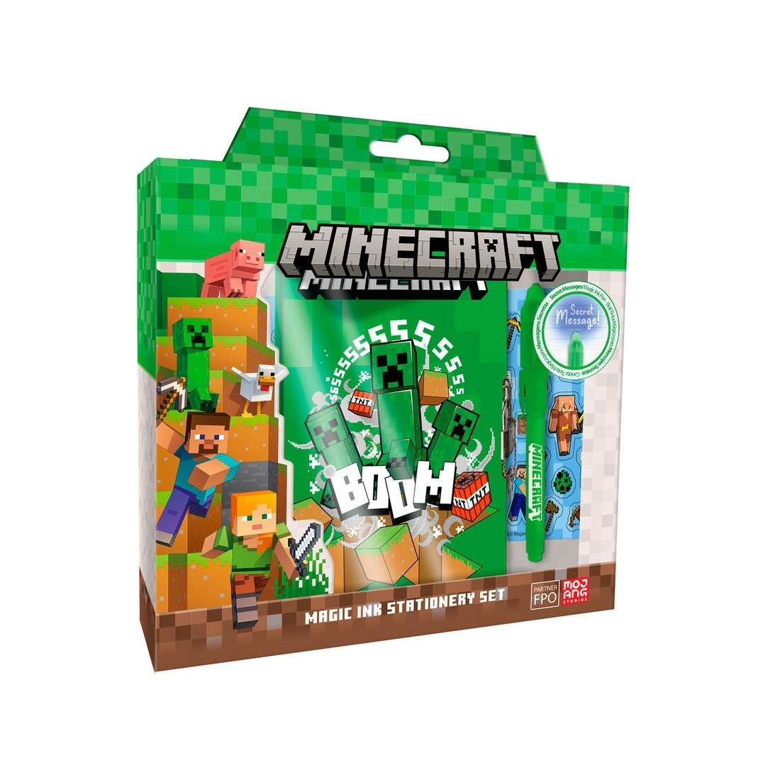 Minecraft Magic Pen Notebook med tomma sidor för ritning | Hem & Hobby | Pryloteket