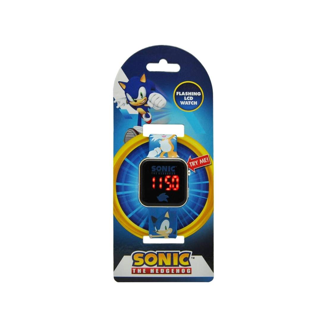 Sonic The Hedgehog LED-klocka för barn, justerbar rem | Hem & Hobby | Pryloteket