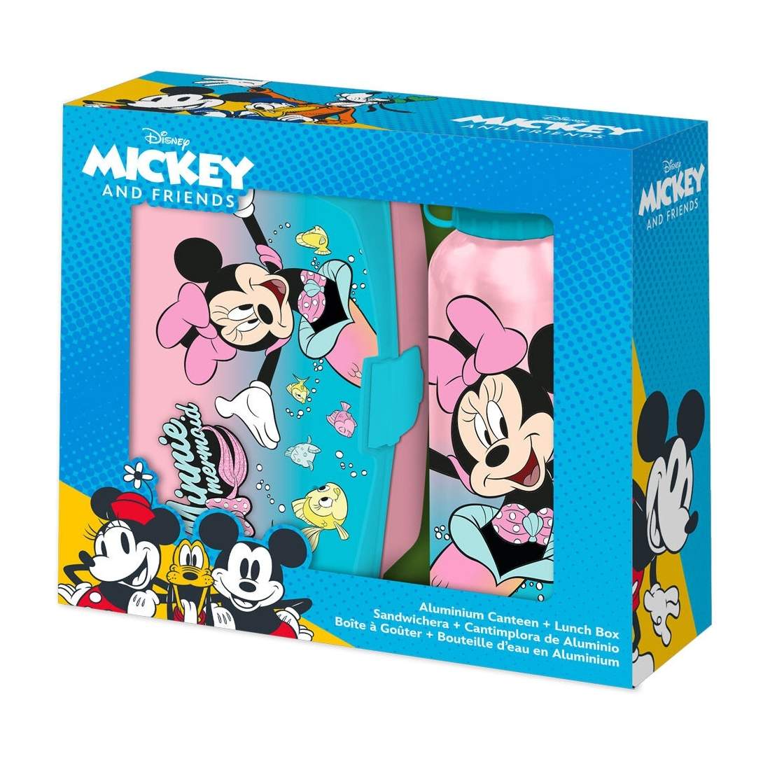 Minnie Mouse Lunchbox och 500 ml aluminiumflaskset | Hem & Hobby | Pryloteket