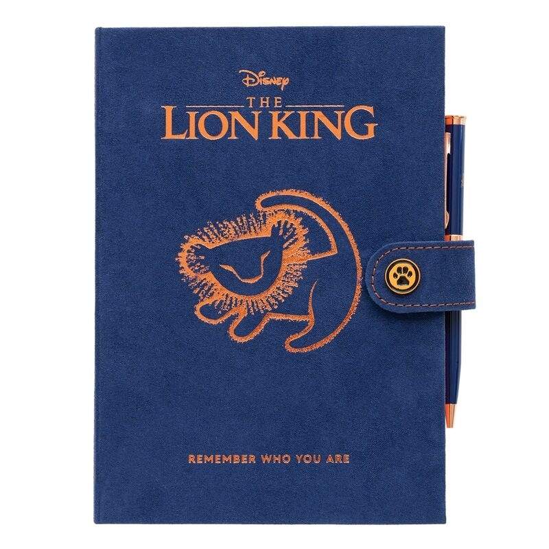 Lion King A5 notesbog med pen, førsteklasses kvalitet