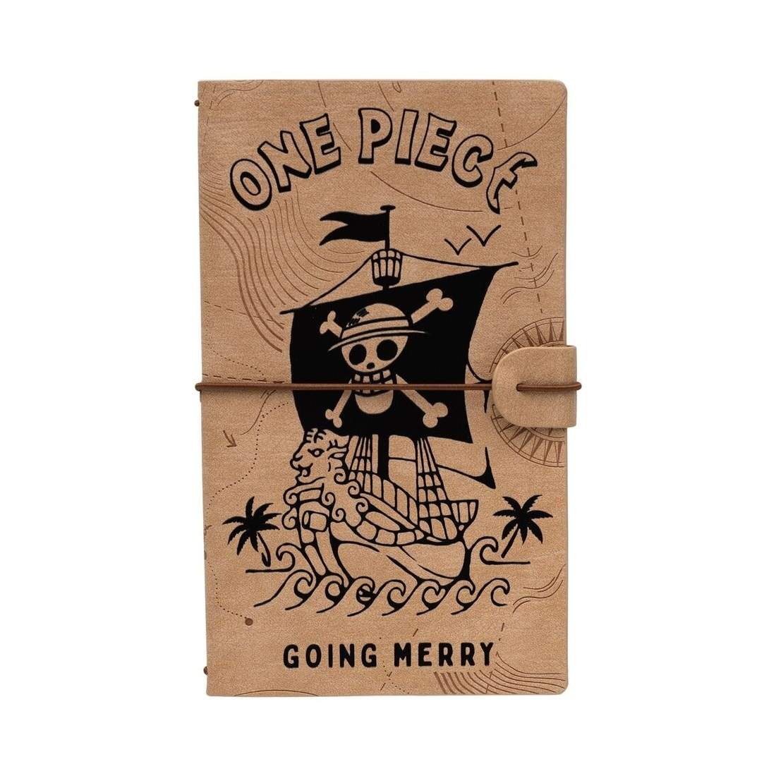 One Piece Travel Notebook med tomma sidor och kompakt design | Hem & Hobby | Pryloteket