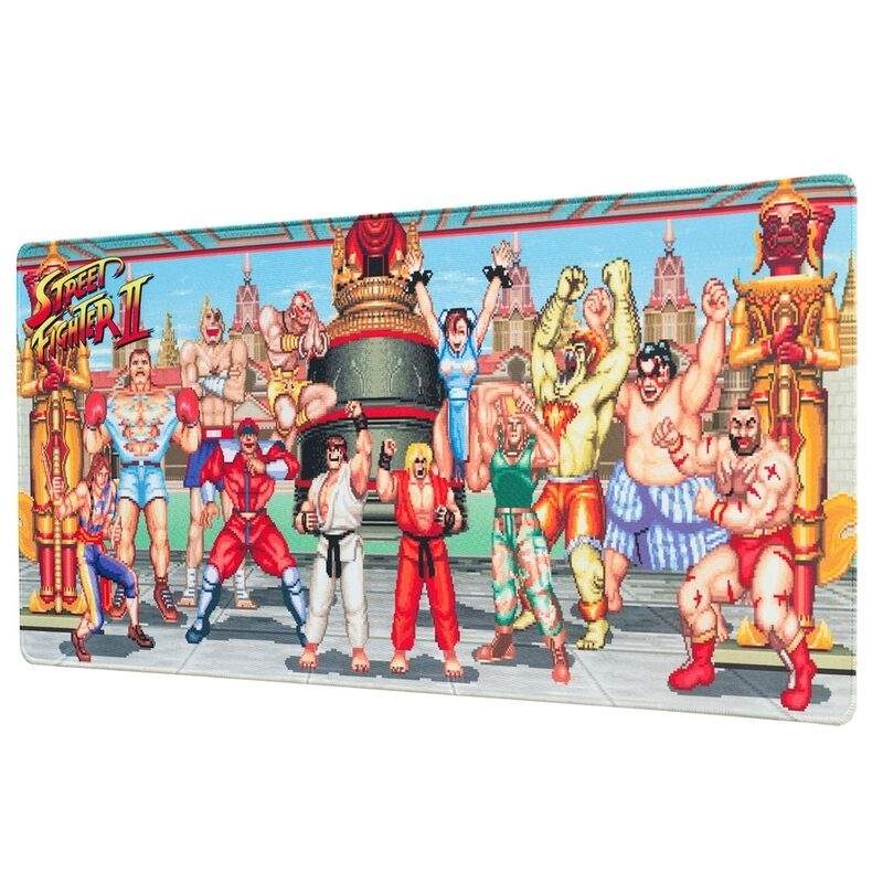 Street Fighter spillebordsmåtte, stor størrelse, slidstærkt materiale