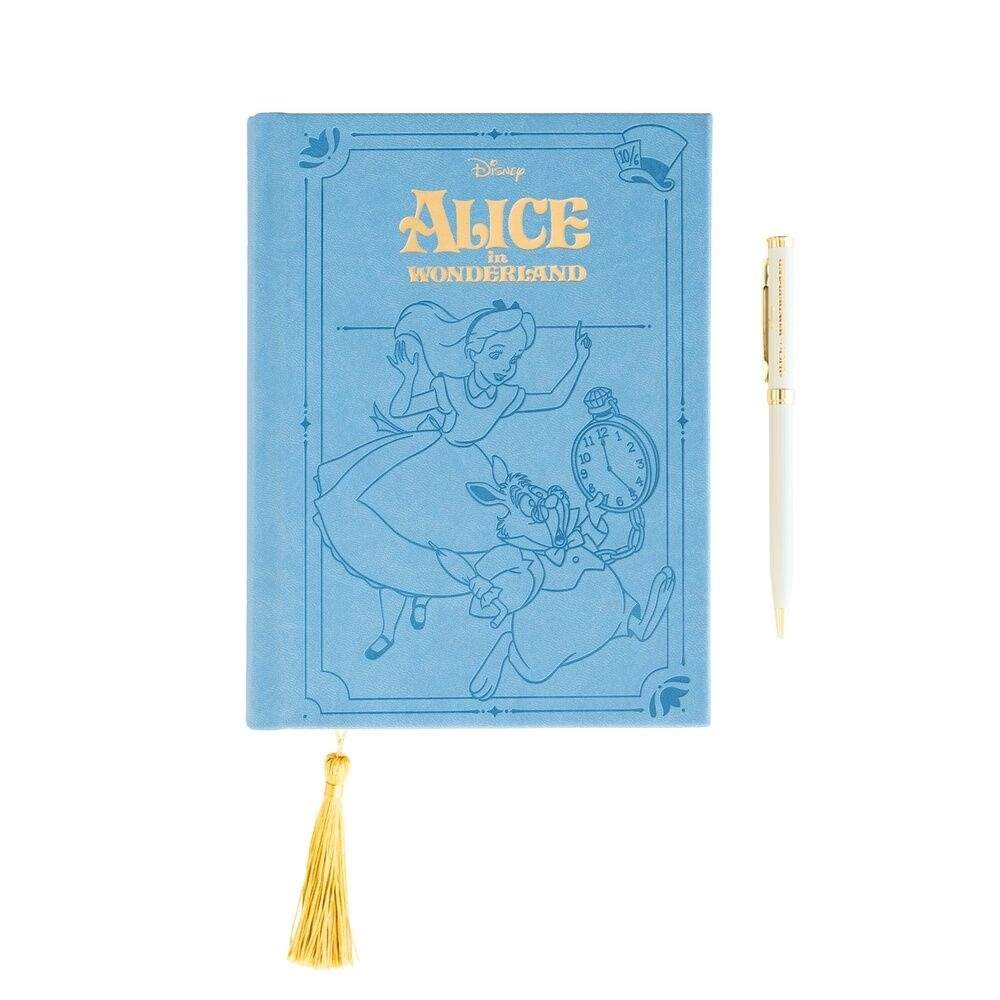 Alice i Eventyrland A5 notesbog og pennesæt