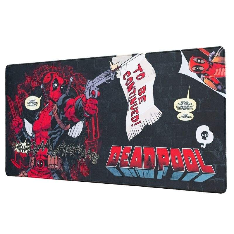 Deadpool spillebordsmåtte, stor størrelse, slidstærkt materiale