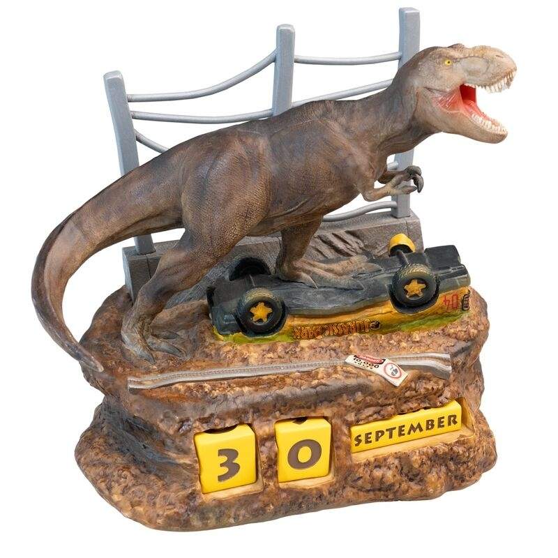 Jurassic Park 3D evigvarende kalender til hjemme- eller kontorindretning
