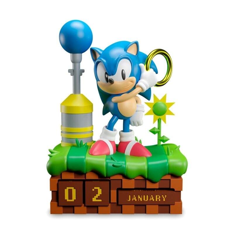 3D evighetskalender med Sonic the Hedgehog-design | Hem & Hobby | Pryloteket