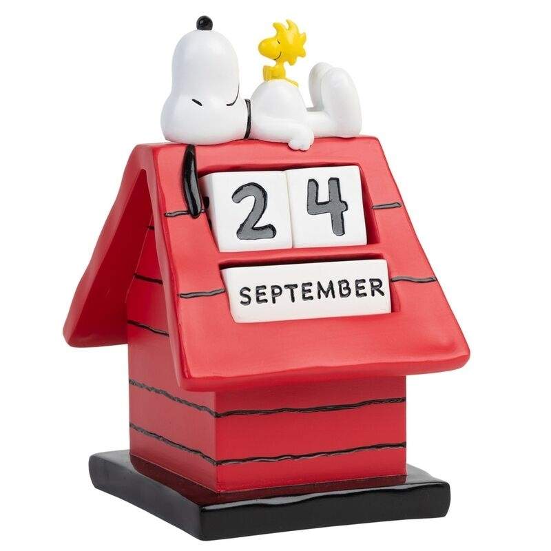 Snoopy Doghouse 3D -ikuinen kalenteri kotiin tai toimistoon