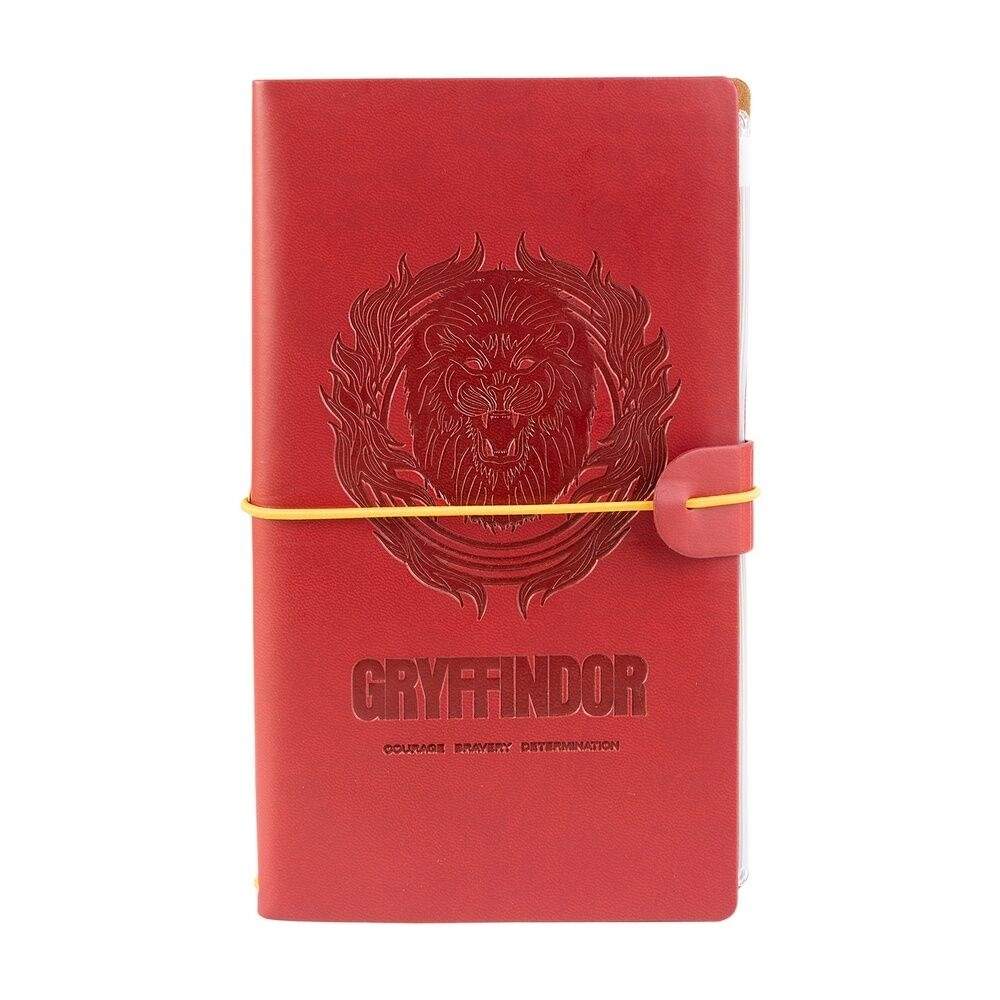 Gryffindor Travel Notebook för fans, 80 sidor, fodrad | Hem & Hobby | Pryloteket