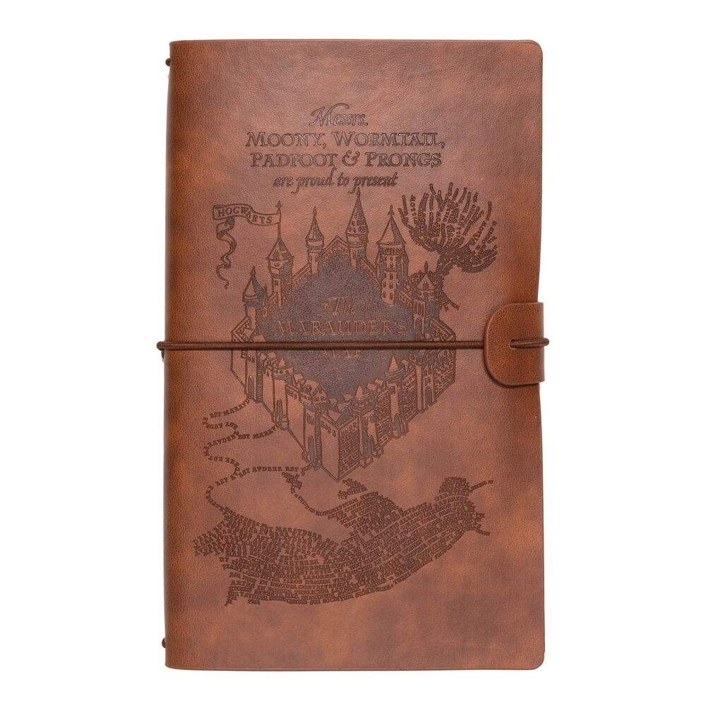 Marauder Map Travel -muistikirja Harry Potter -faneille