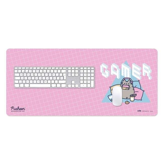 Spillebordsmåtte til Pusheen-fans, stor størrelse, slidstærkt materiale