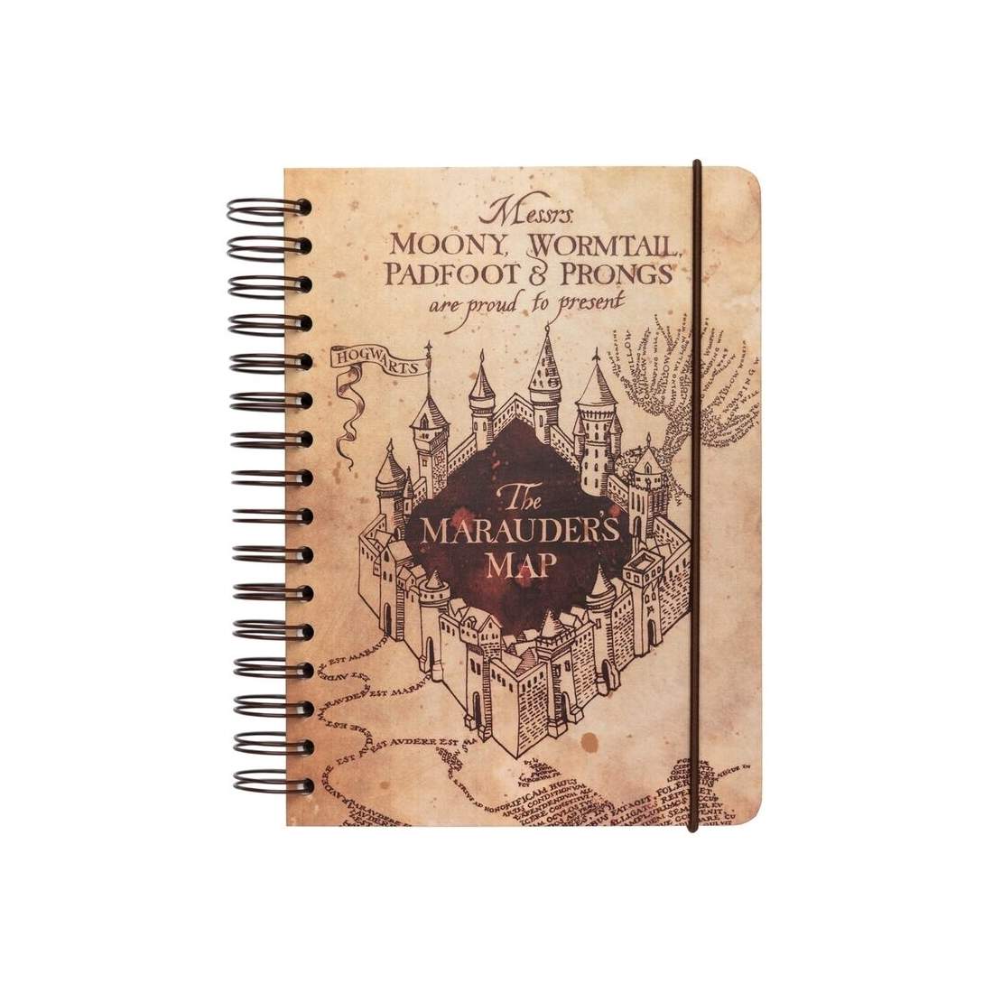 Marauders Map A5 Notebook för Harry Potter-fans | Hem & Hobby | Pryloteket