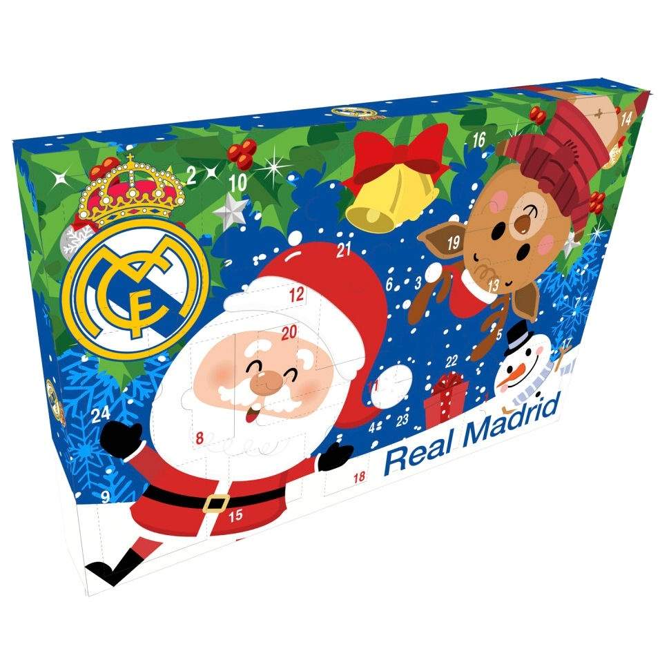 Real Madrid adventskalender med 24 overraskelser og samleobjekter