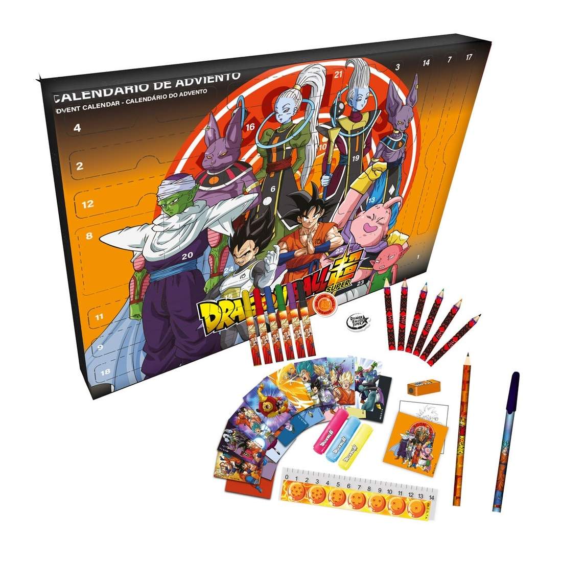 Dragon Ball adventskalender med samlarfigurer och överraskningar | Hem & Hobby | Pryloteket