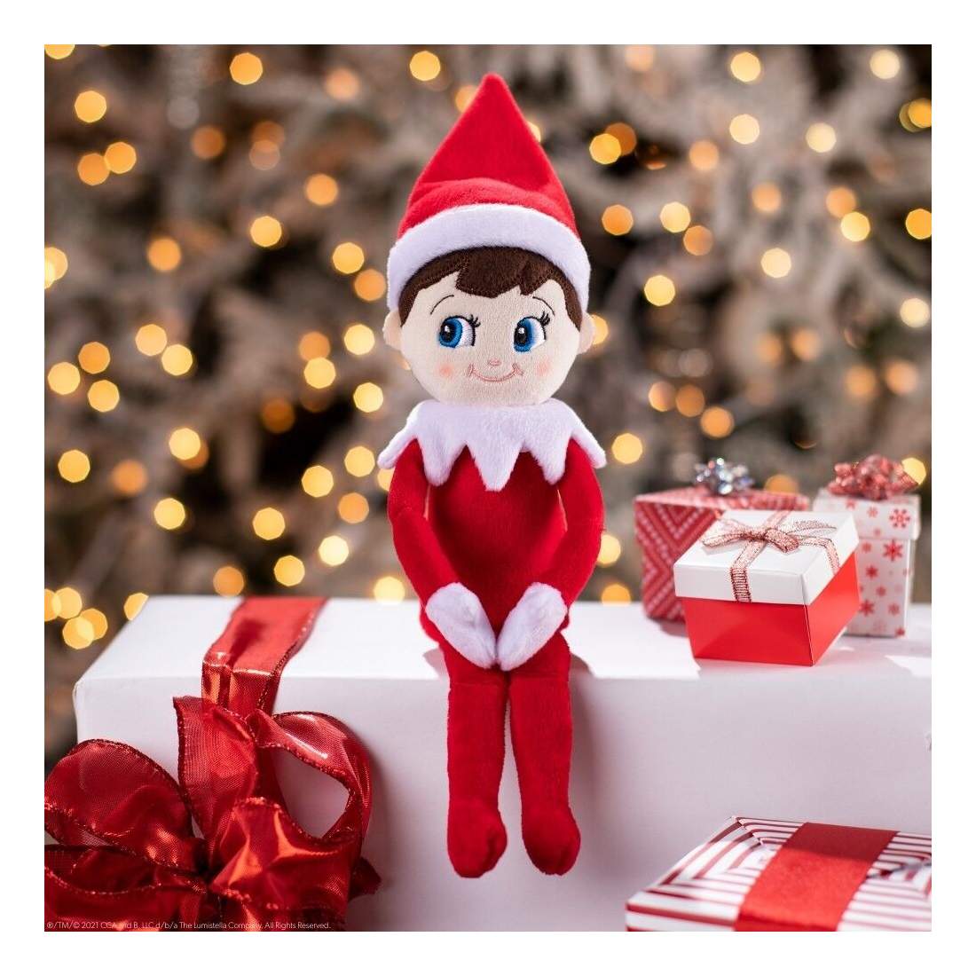 Elf Plyschleksak 30 cm - Perfekt semesterpresent för barn | Hem & Hobby | Pryloteket