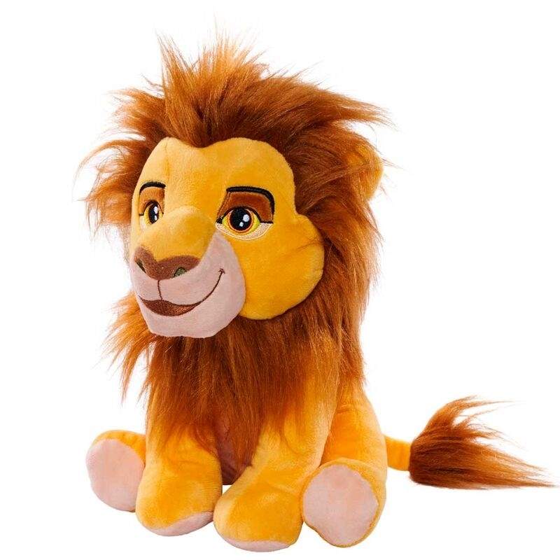 Løvernes konge Mufasa plyslegetøj 25 cm, blødt tøjdyr