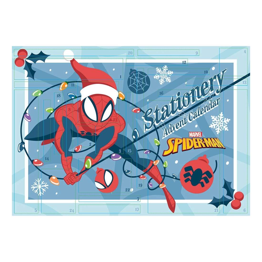 Spiderman adventskalender med 24 julöverraskningar | Hem & Hobby | Pryloteket