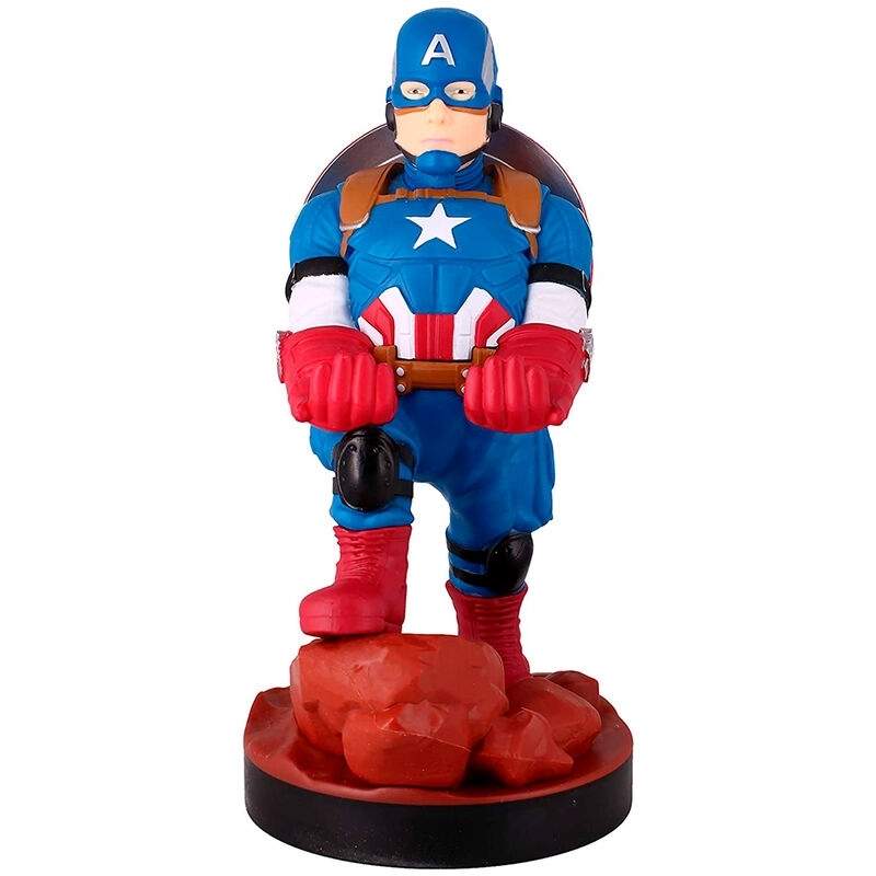 Captain America figurspændebeslag, 20 cm kabelføring