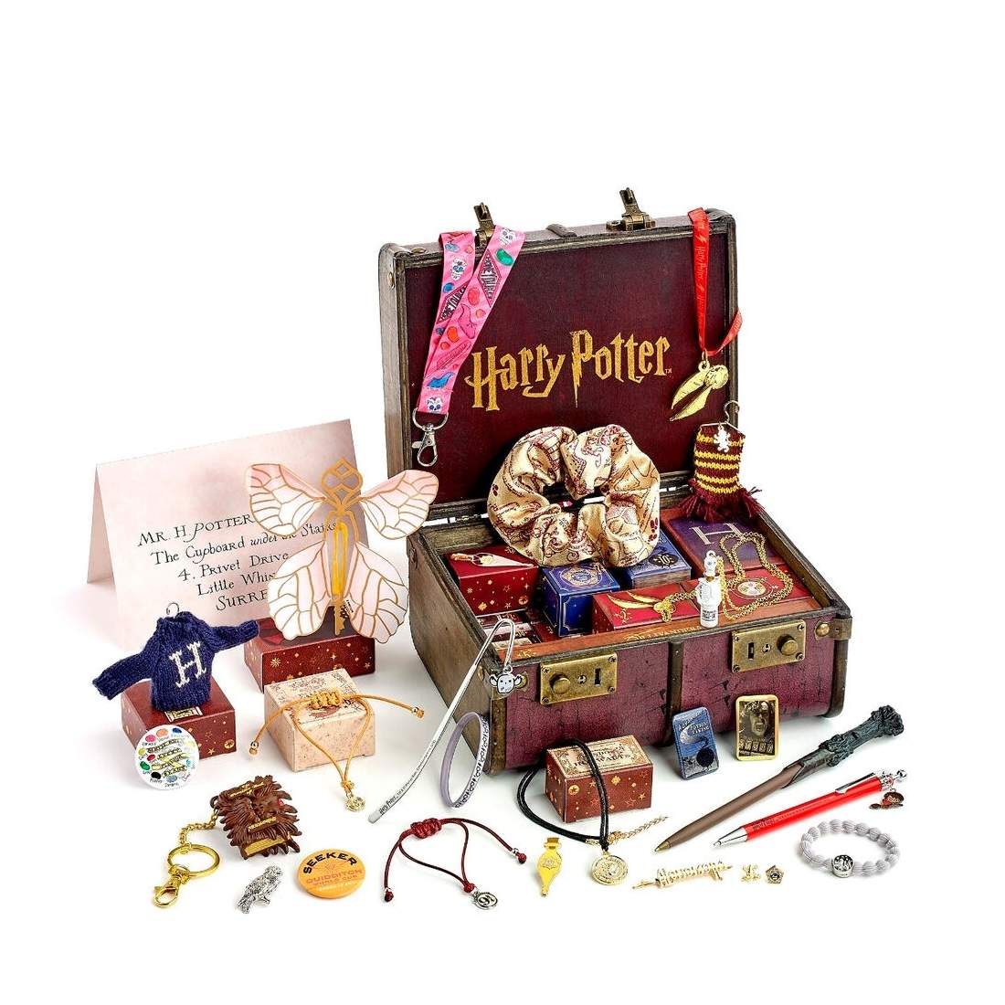 Hogwarts adventskalender med magiska överraskningar och samlarföremål | Hem & Hobby | Pryloteket