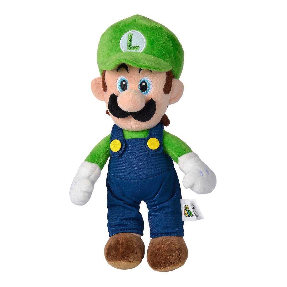 Luigi Plys legetøj 30 cm - Super Mario Bros Character blødt legetøj