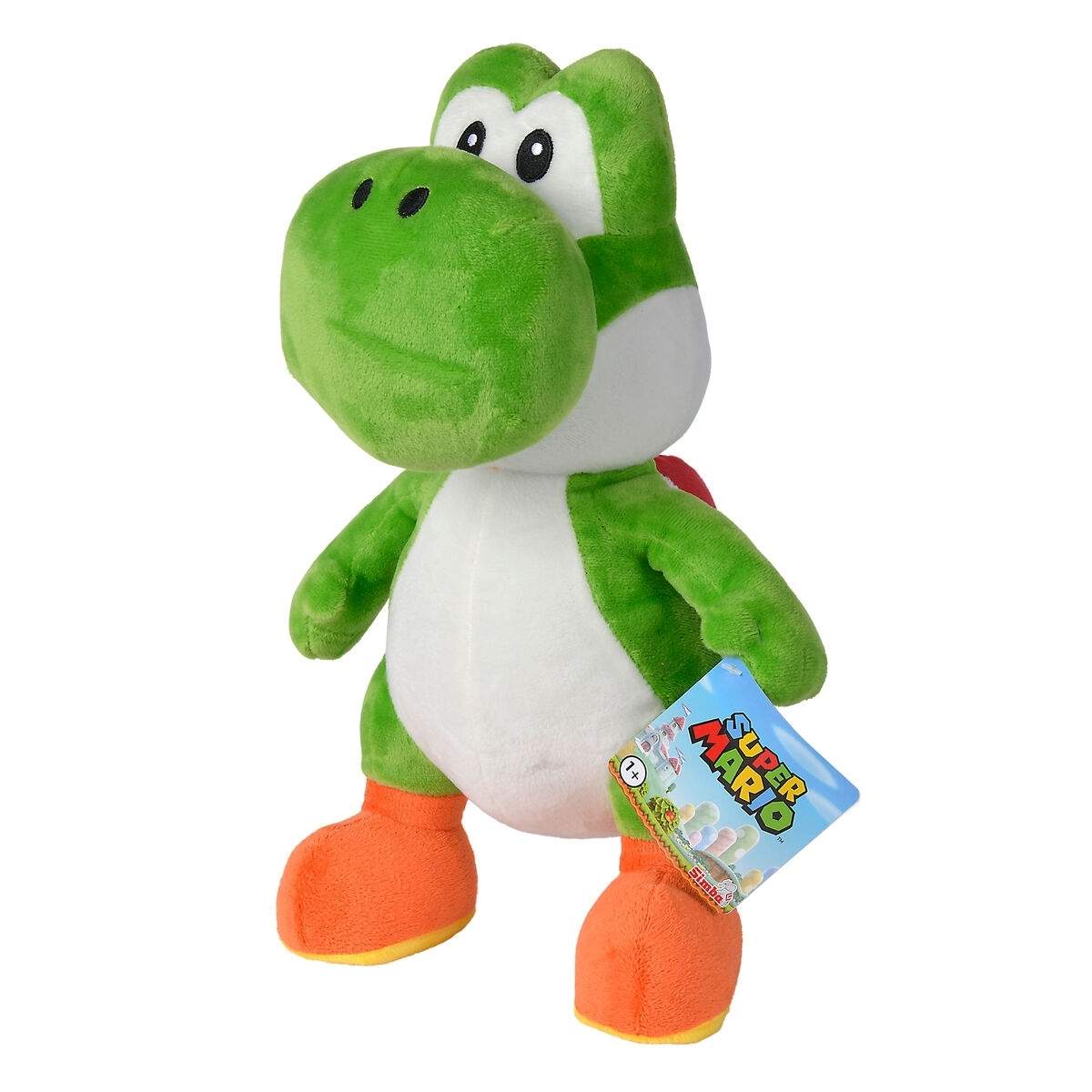 Super Mario Bros Luigi plyslegetøj 30 cm blødt udstoppet figur