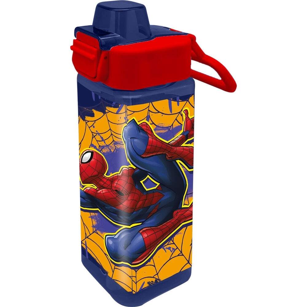 Spiderman 500 ml vandflaske til børn, BPA-fri, holdbar