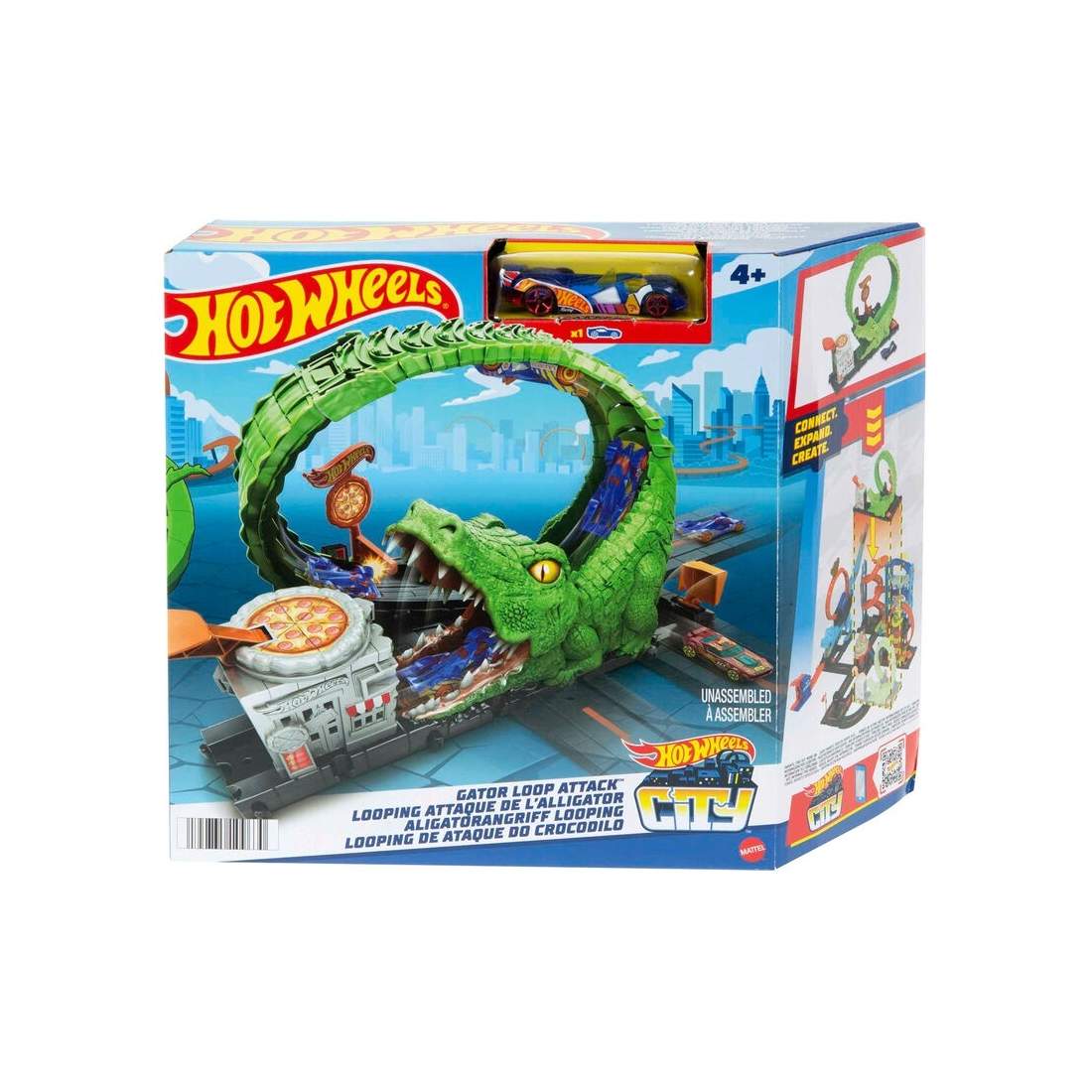 Gator Loop Attack-spelset för Hot Wheels-bilar och banor | Hem & Hobby | Pryloteket