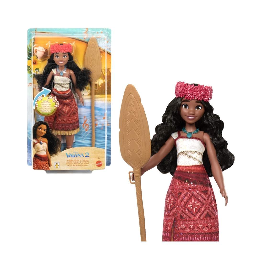Moana sjungande äventyrsdocka med tillbehör för barn | Hem & Hobby | Pryloteket