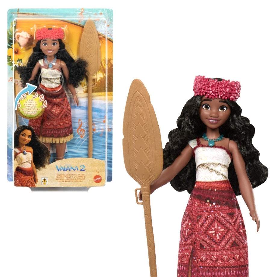 Moana syngende eventyrdukke med tilbehør til børn