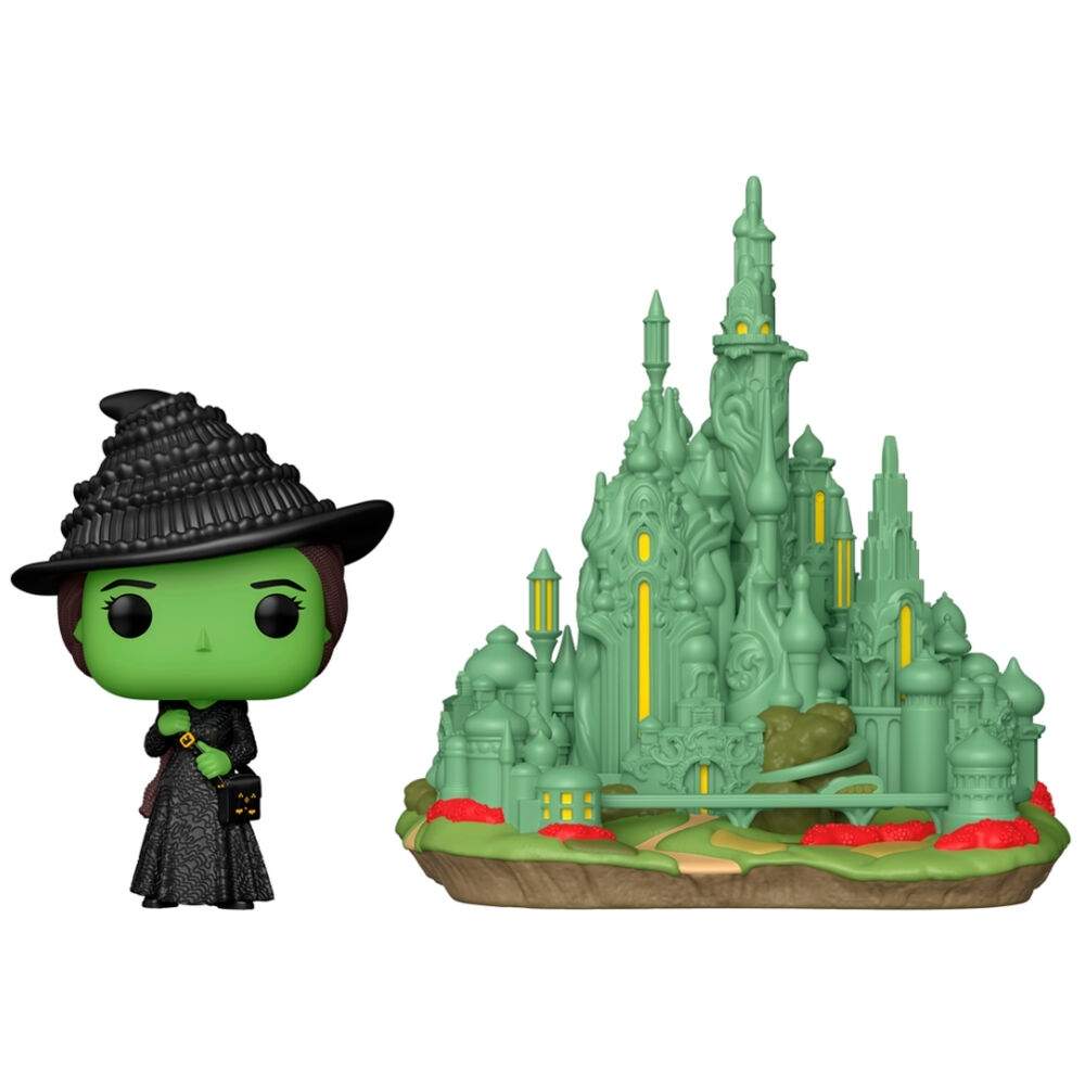 Paha Elphaba Pop-figuuri Emerald City -näytöllä