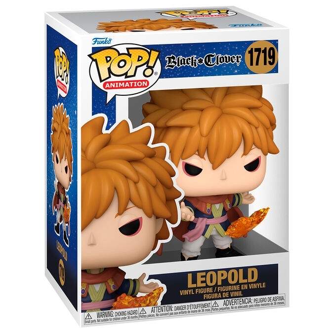 Sort kløver POP figur - Leopold, samlerobjekt vinyllegetøj