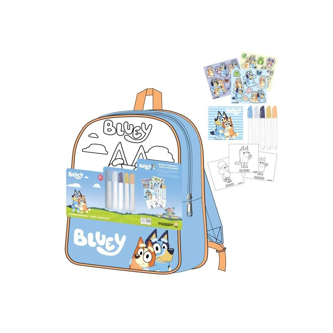 DIY-ryggsäcksset för barn, blått tema, roligt och funktionellt | Hem & Hobby | Pryloteket