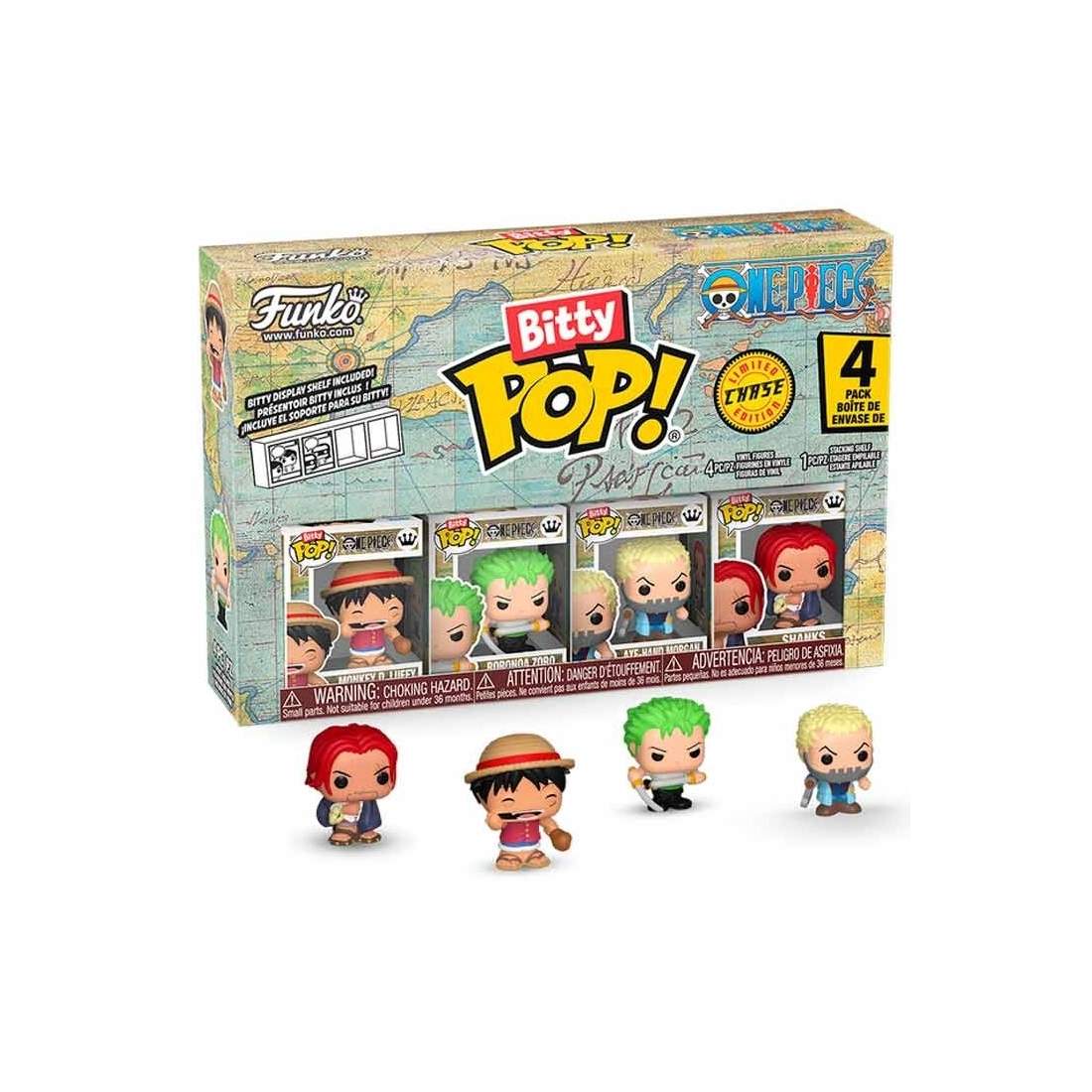 Blister 4-pack Bitty POP One Piece Luffy Figurer | Hem & Hobby | Pryloteket