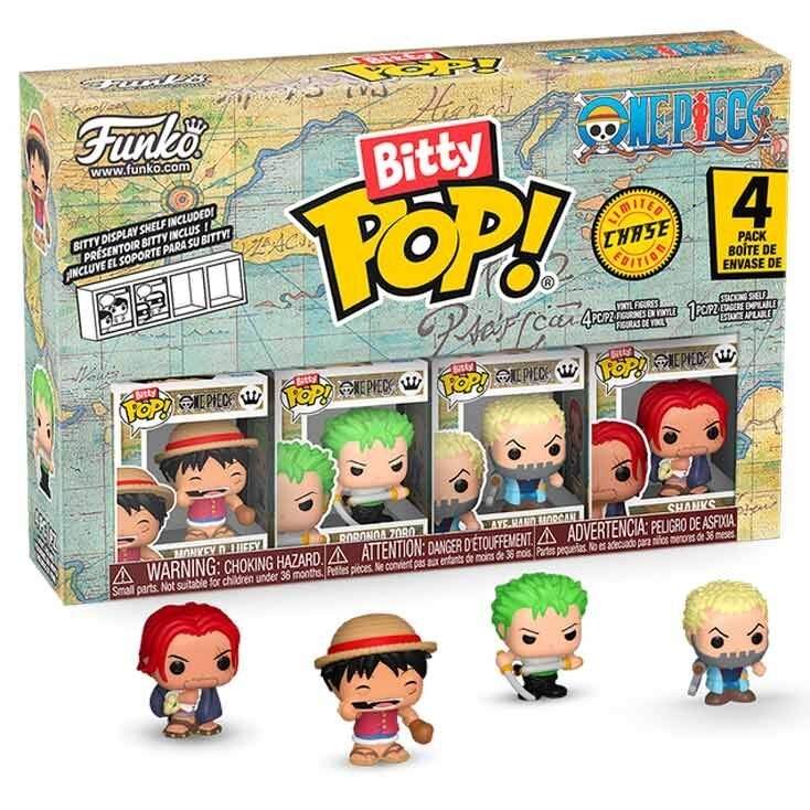 Blister 4-pak Bitty POP One Piece Luffy Figurer