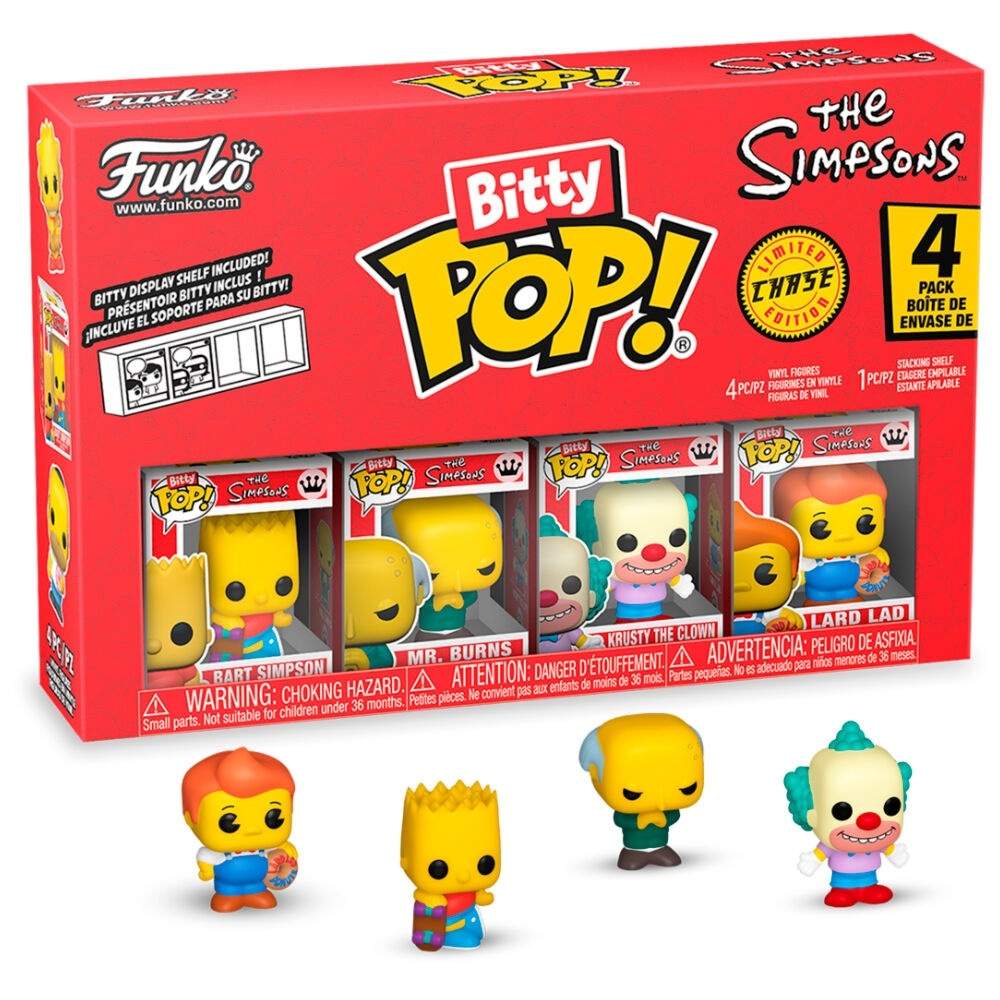 Blister 4-pak Bitty POP The Simpsons Bart samleobjekter
