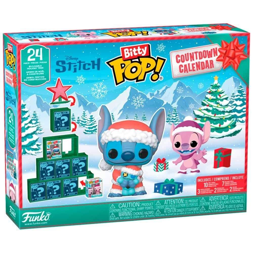 Disney Stitch Bitty Pop adventskalender med 24 samleobjekter