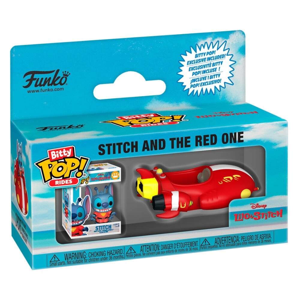 Disney Stitch Bitty POP Ride Figur – samlerlegetøj, sjovt design
